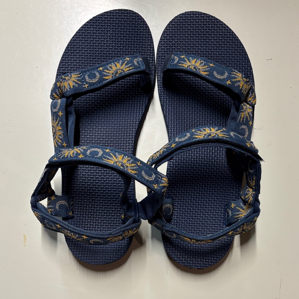 Teva Navy and Gold Women's Sandals